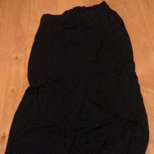 Black long skirt